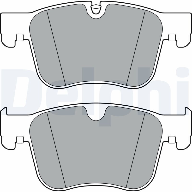 Brake Pad Set, disc brake DELPHI LP3384