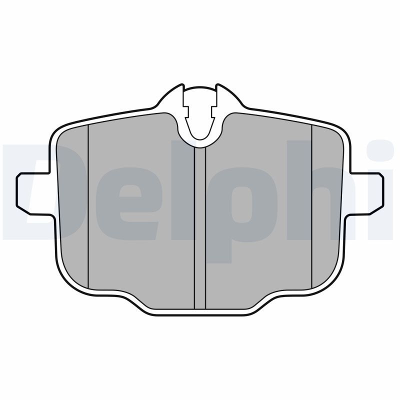 Brake Pad Set, disc brake DELPHI LP3579