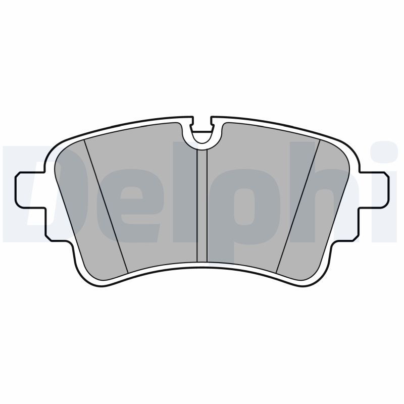 Brake Pad Set, disc brake DELPHI LP3670