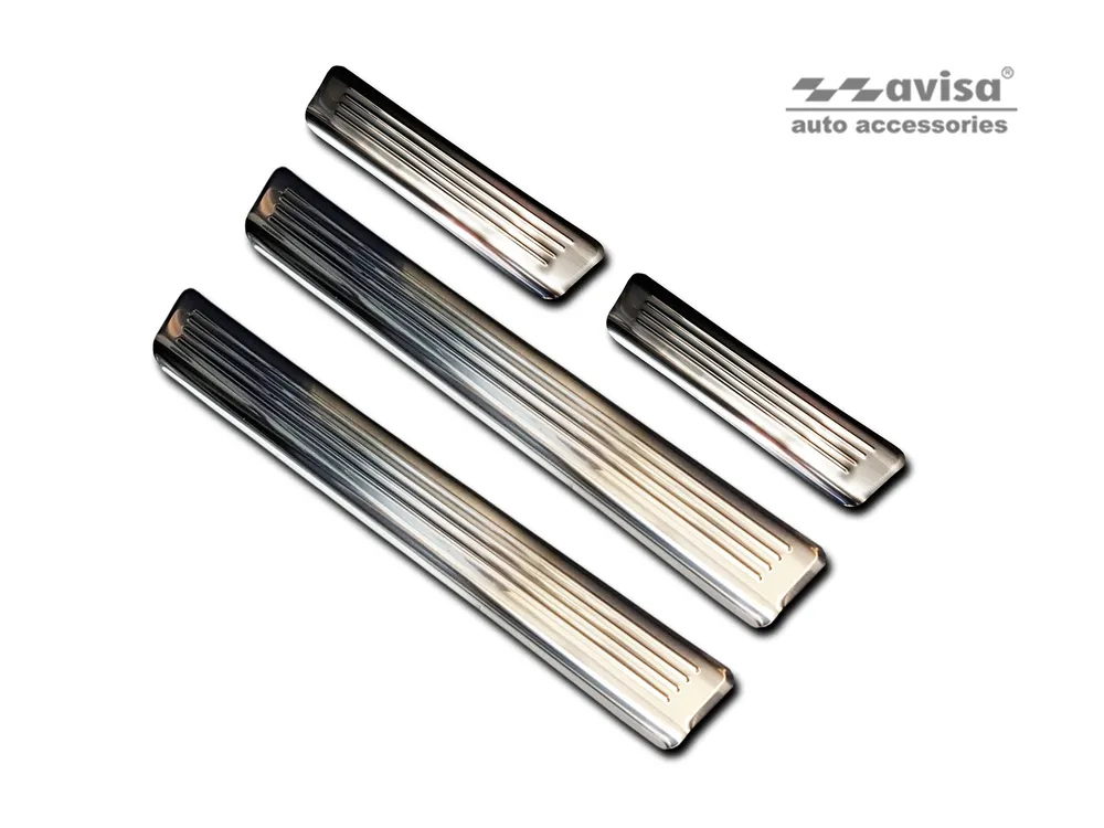 Door Sills (4 Pcs) FORD KUGA III 2019-2024 FL 2024-> (silver satine) AVISA 2/26012