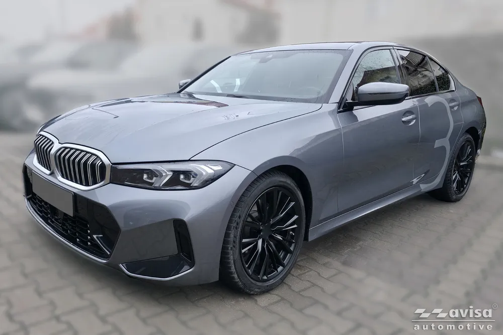Bagažinės dangčio apsauginė juosta BMW 3 (SEDAN) G20 M-PAKIET 2018- 2022 Fl.2022-2024 Fl.2024- / SERIA 3 (SEDAN) G80 M Competition 2020-2022 Fl.2022-2024 Fl.2024- (sidabrinis satinas) AVISA 2/36121