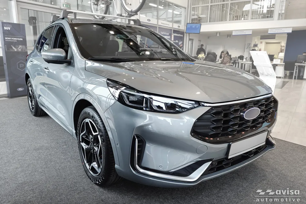 Bagažinės dangčio apsauginė juosta FORD KUGA III 2019-2024, FL 2024-> (sidabrinis satinas) AVISA 2/36200
