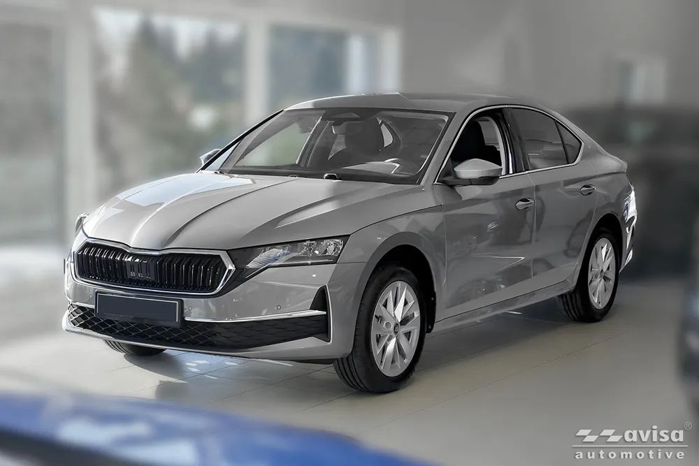 Bagažinės dangčio apsauginė juosta SKODA OCTAVIA IV liftback 2019-2024 FL 2024-> (sidabrinis satinas) AVISA 2/36210