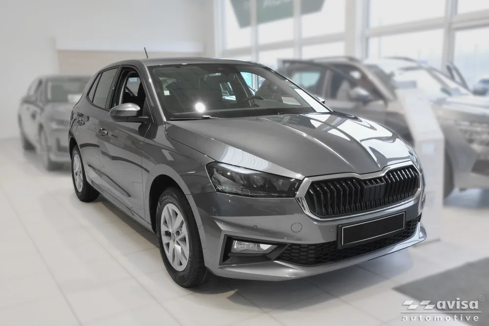 Bagažinės dangčio apsauginė juosta SKODA FABIA IV Hatchback 2021-> (sidabrinis satinas) AVISA 2/36215