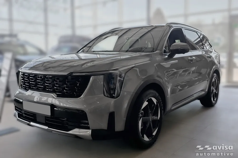 Bagažinės dangčio apsauginė juosta KIA SORENTO IV FL 2020-> (sidabrinis satinas) AVISA 2/36232