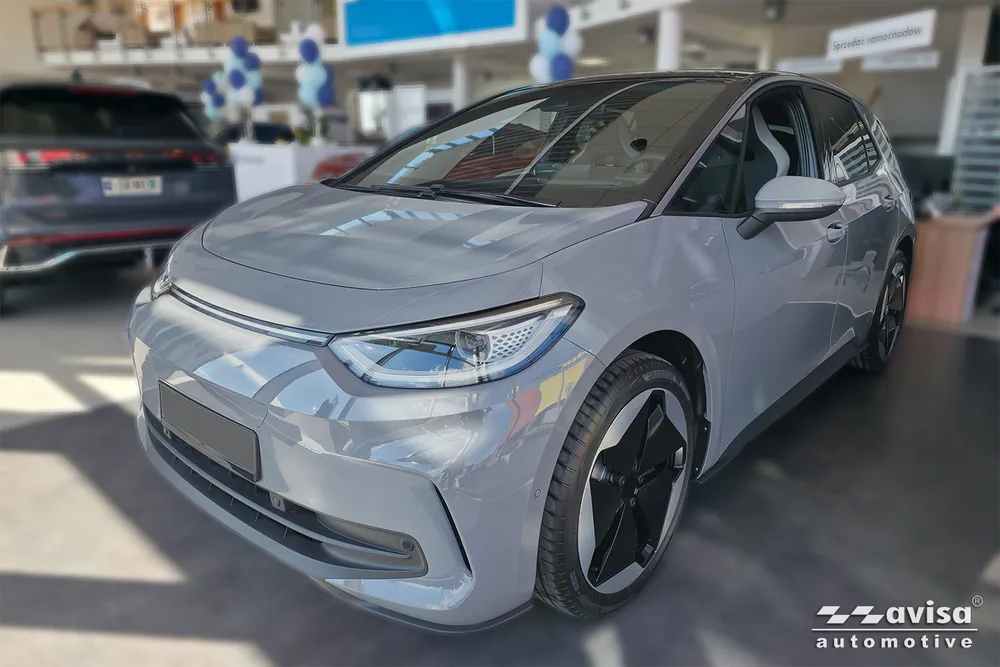 Bagažinės dangčio apsauginė juosta VOLKSWAGEN ID 3 2019-2023, FL.2023-> (sidabrinis satinas) AVISA 2/36235