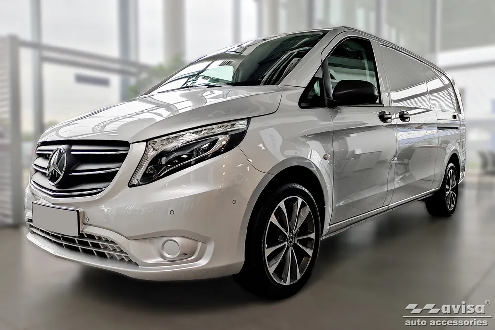 Kojų atrampa MERCEDES V Class W447 / VITO III 2014-> (sidabrinis satinas) AVISA 2/37011