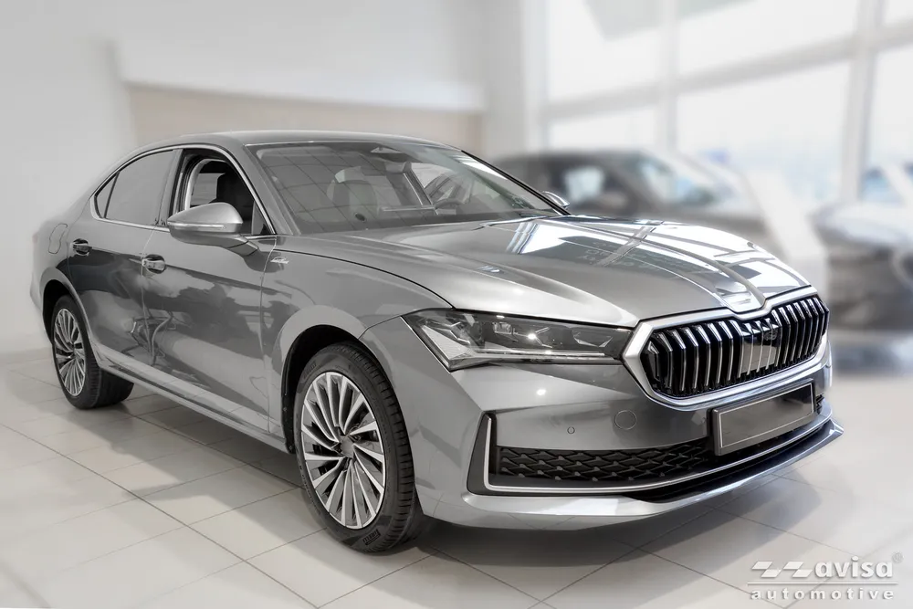 Trunk lid trim SKODA SUPERB IV liftback 2023-> (silver mirror) AVISA 2/38208