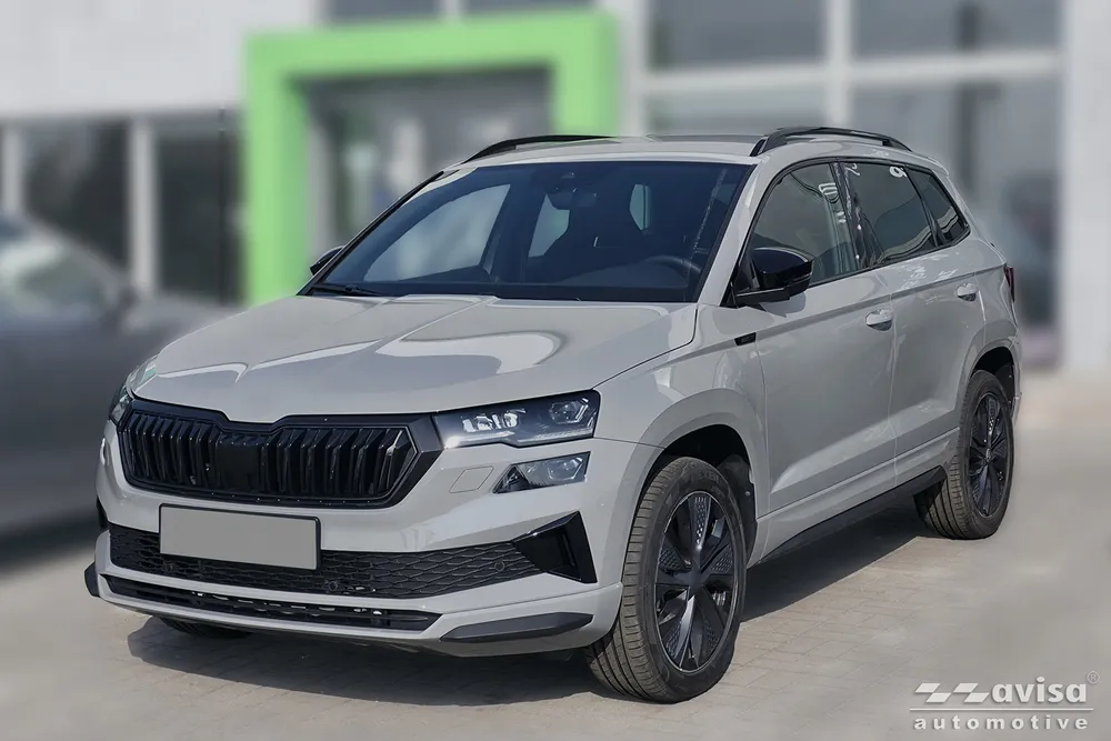 Trunk lid trim SKODA KAROQ FL.2022-> (black mirror) AVISA 2/51212