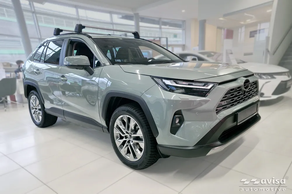 Bagažinės dangčio apsauginė juosta TOYOTA RAV4 V generation /Hybrid 2018-> ( fits version PHEV GR ) (juodas veidrodinis) AVISA 2/51231