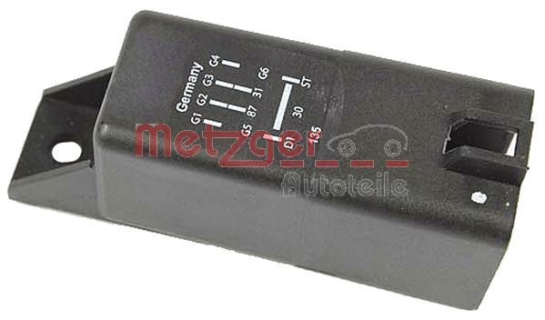 Relay, glow plug system METZGER 0884008