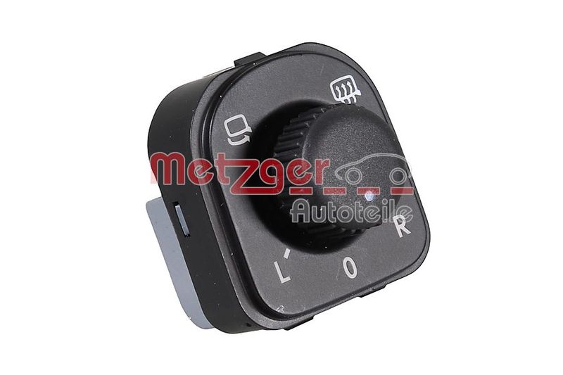 Switch, exterior rearview mirror adjustment METZGER 09161126