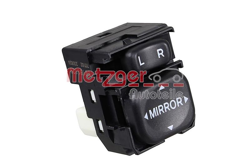 Switch, exterior rearview mirror adjustment METZGER 09161129