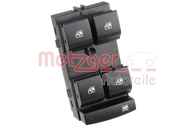 Switch, window regulator METZGER 0916974