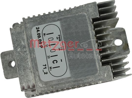 Control Unit, electric fan (engine cooling) METZGER 0917036