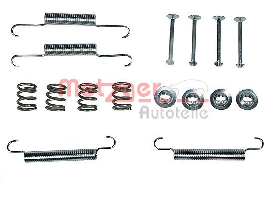 Accessory Kit, parking brake shoes METZGER 105-0020