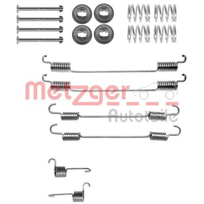 Set dodatne opreme, kočione papučice METZGER 105-0021