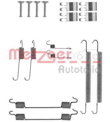 Комплект приладдя, гальмівна колодка METZGER 105-0029