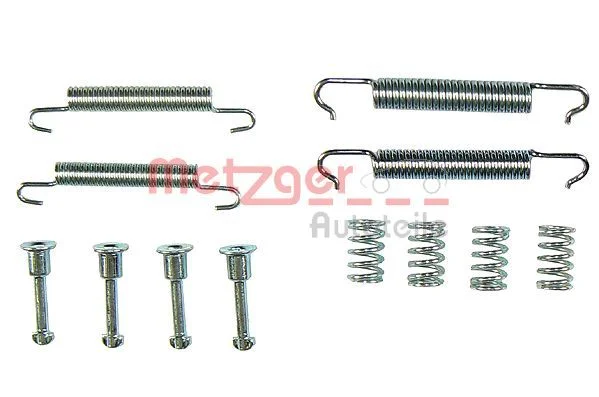 Комплект приладдя, колодка стоянкового гальма METZGER 105-0621