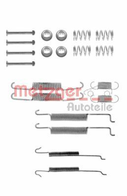 Комплект приладдя, гальмівна колодка METZGER 105-0680