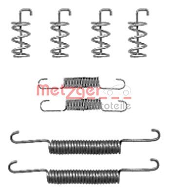 Accessory Kit, parking brake shoes METZGER 105-0832