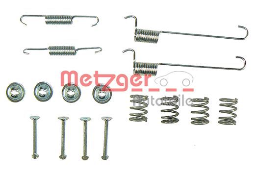 Accessory Kit, parking brake shoes METZGER 105-0848