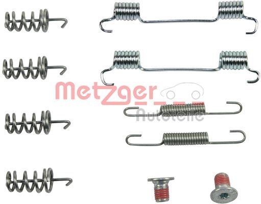 Priedų komplektas, stovėjimo stabdžių trinkelės METZGER 105-0874