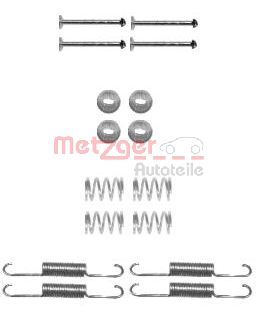 Accessory Kit, parking brake shoes METZGER 105-0880