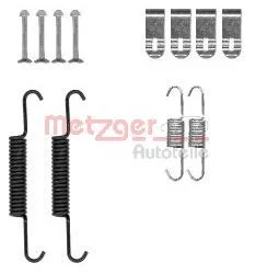 Комплект приладдя, колодка стоянкового гальма METZGER 105-0881