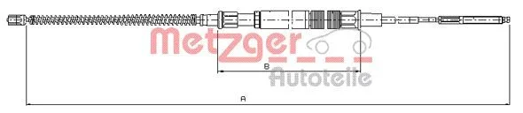Trosas, stovėjimo stabdys METZGER 10.7409