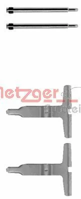 Priedų komplektas, diskinių stabdžių trinkelės METZGER 109-1217
