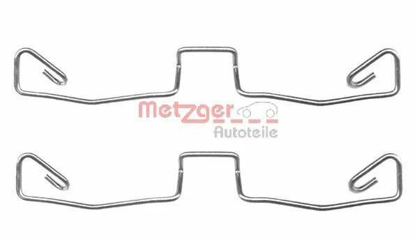 Комплект приладдя, накладка дискового гальма METZGER 109-1633