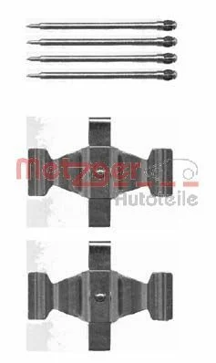 Комплект приладдя, накладка дискового гальма METZGER 109-1636
