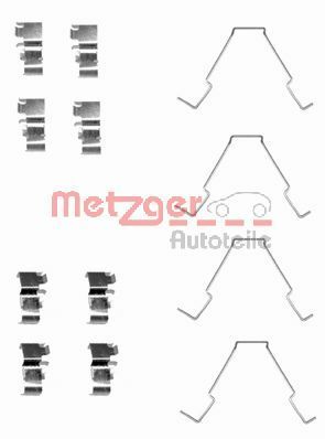 Accessory Kit, disc brake pad METZGER 109-1652