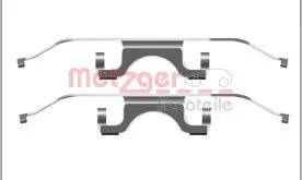 Комплект приладдя, накладка дискового гальма METZGER 109-1702