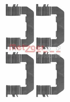 Priedų komplektas, diskinių stabdžių trinkelės METZGER 109-1719