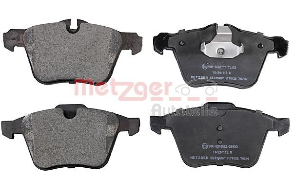 Brake Pad Set, disc brake METZGER 1170126