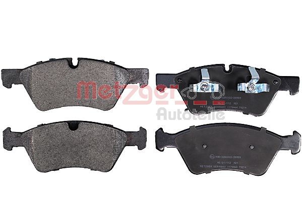 Brake Pad Set, disc brake METZGER 1170464