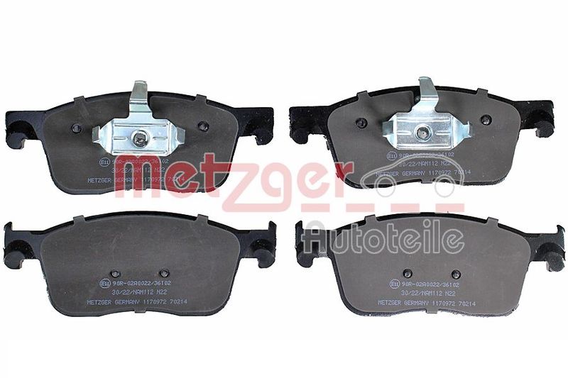 Brake Pad Set, disc brake METZGER 1170972