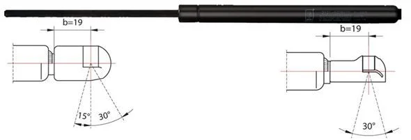 Gas Spring, boot/cargo area METZGER 2110268