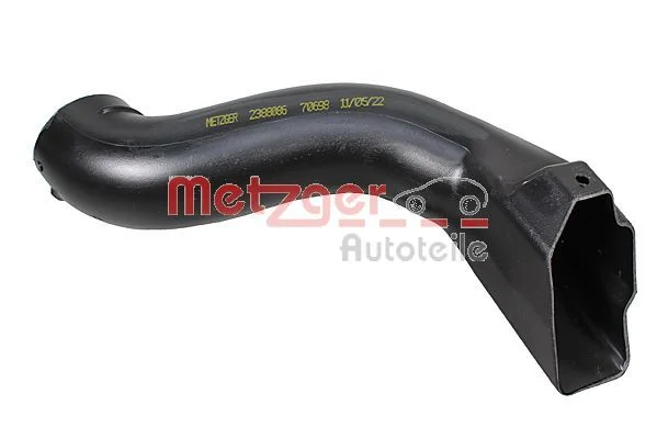 Įsiurbimo vamzdis, oro filtras METZGER 2388086