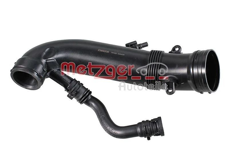 Įsiurbimo vamzdis, oro filtras METZGER 2389208