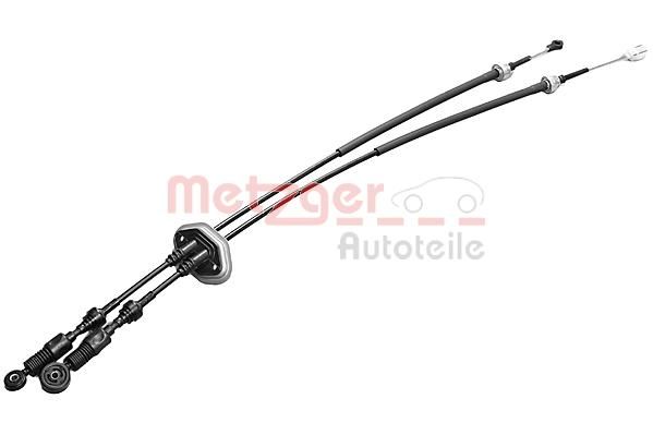 Cable Pull, manual transmission METZGER 3150145