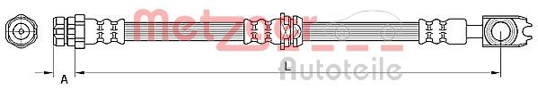 Гальмівний шланг METZGER 4110888