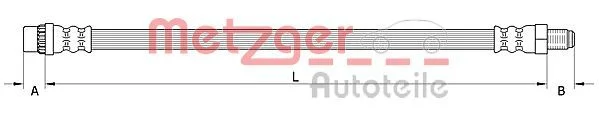 Brake Hose METZGER 4110991