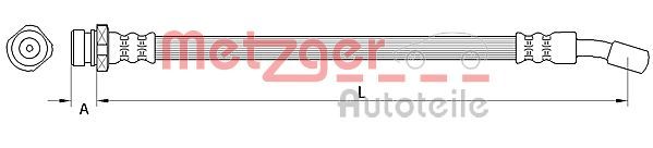 Brake Hose METZGER 4111033