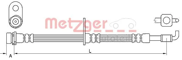 Stabdžių žarnelė METZGER 4111331