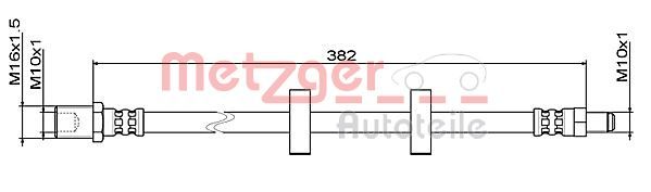 Гальмівний шланг METZGER 4111487