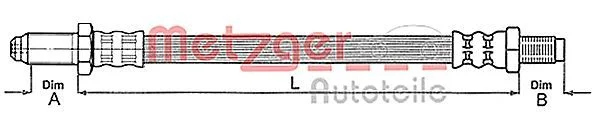 Sankabos žarna METZGER 4112219