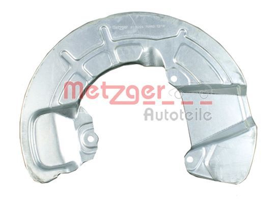Splash Guard, brake disc METZGER 6115224